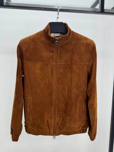 Замшевый бомбер Loro Piana LUX-118394