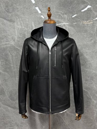  Куртка кожаная Hermes LUX-118447