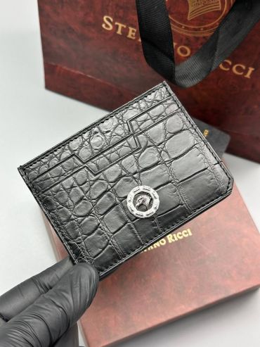 Картхолдер  из натуральной кожи крокодила Stefano Ricci LUX-119339