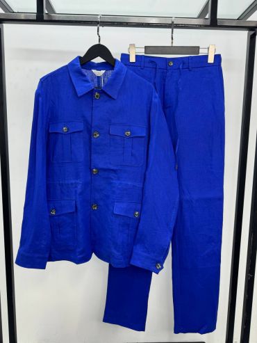  Льняной костюм Kiton LUX-119475