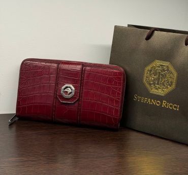 Портмоне из натуральной кожи крокодила Stefano Ricci LUX-119719