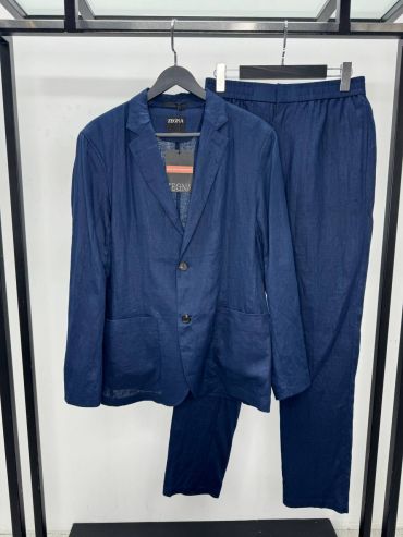 Льняной костюм  ZEGNA LUX-119742