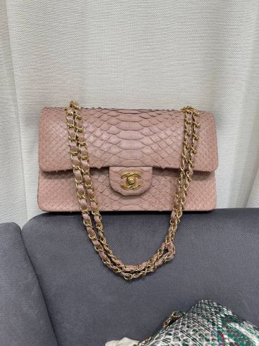 Сумка женская из натуральной кожи питона Chanel LUX-120049