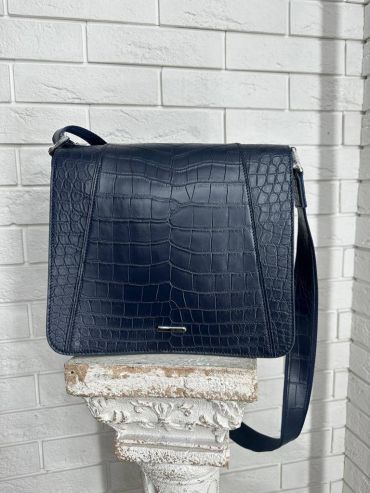 Сумка из натуральной кожи крокодила  Zilli LUX-120072