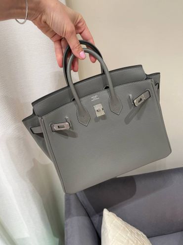 Сумка женская  Birkin, 25, PHW Swift leather  Hermes LUX-120691