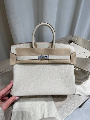 Сумка женская Birkin 25, Togo, РHW Hermes LUX-120964