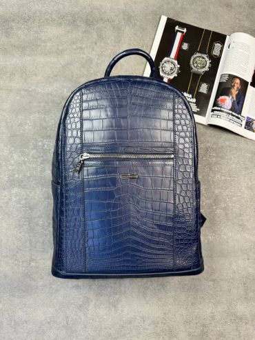 Рюкзак из натуральной кожи крокодила Zilli LUX-121045