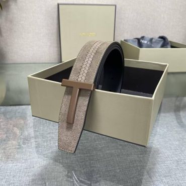 Ремень из натуральной замши Tom Ford LUX-121058