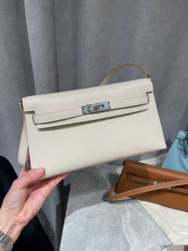 Сумка женская  Kelly Elan  Chevre Leather Hermes LUX-121461