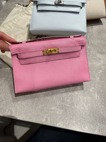 Сумка женская  Pochette,  Lezard Natura Hermes LUX-121501