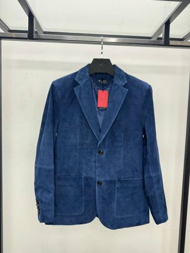 Пиджак из натуральной замши  Kiton LUX-121978