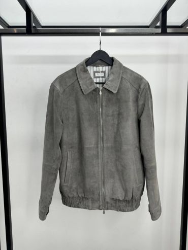 Куртка из натуральной замши Brunello Cucinelli LUX-122002
