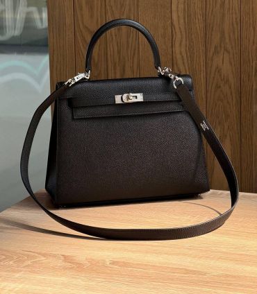 Сумка женская   Kelly, 25, PHW Epsom leather Hermes LUX-122359