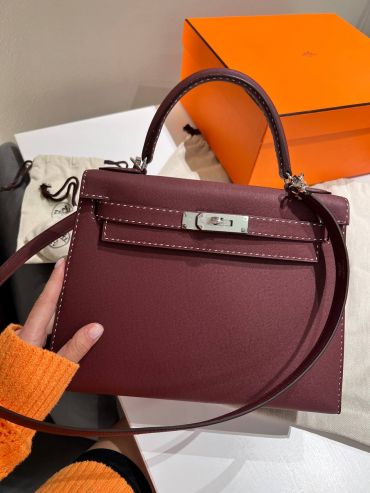 Сумка женская   Kelly, 28 cm Madame Leather Hermes LUX-122560