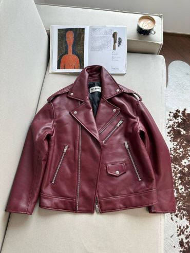 Кожаная куртка  Yves Saint Laurent LUX-122788