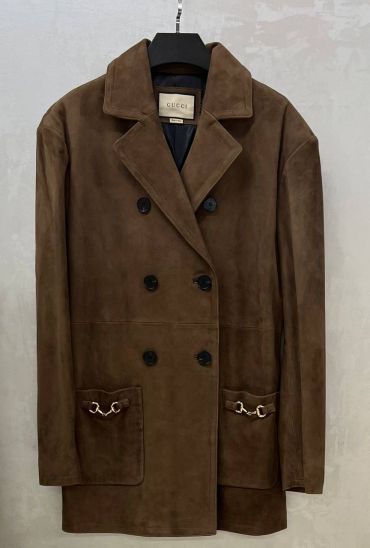 Замшевый жакет Gucci LUX-122790