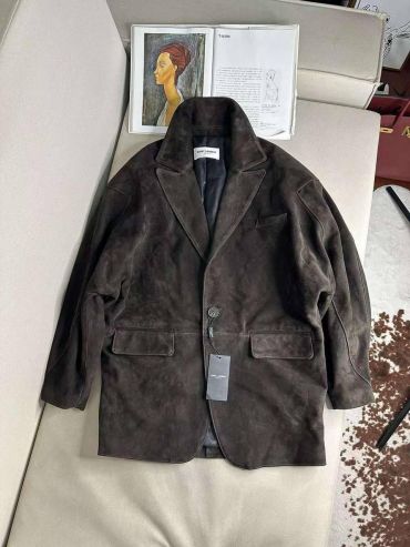 Замшевый жакет Yves Saint Laurent LUX-123017