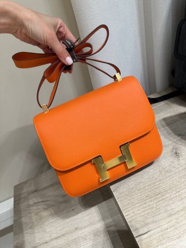 Сумка женская   Constance Epsom Hermes LUX-123829