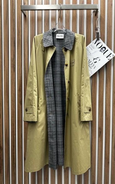 Двусторонний плащ Miu Miu LUX-124004