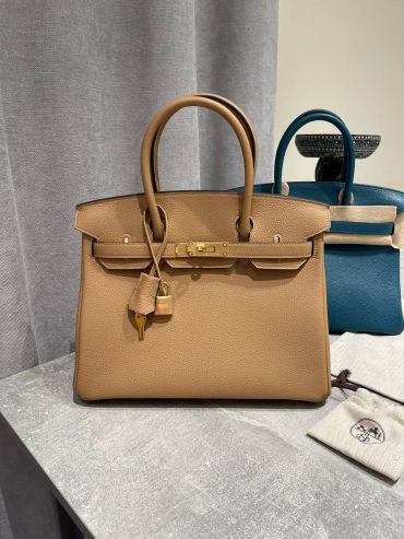 Сумка женская Birkin 30, Togo, РHW Hermes LUX-124198