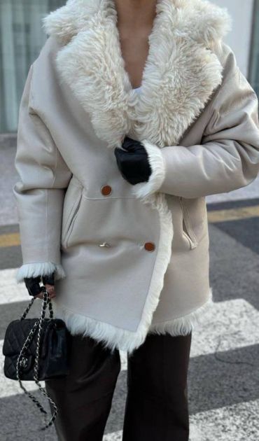 Двусторонняя дубленка Hermes LUX-124726