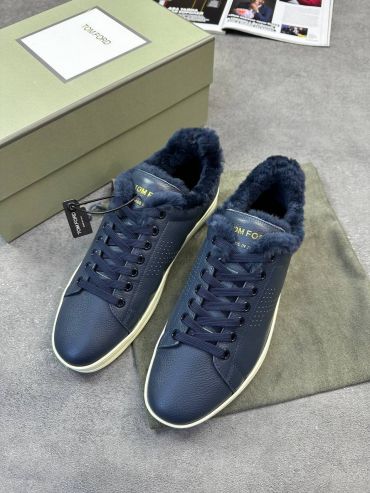 Кеды с мехом мужские Tom Ford LUX-124878
