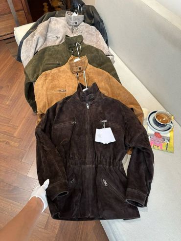 Замшевая куртка The Row LUX-125096