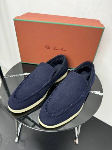 Лоферы   из натурального кашемира Loro Piana LUX-125514