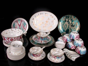 Столовый  сервиз 41 предмет Hermes LUX-126221