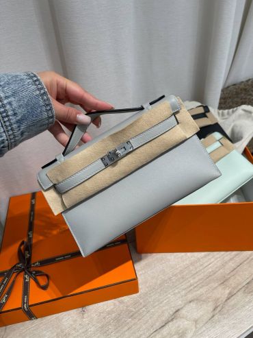  Сумка женская Kelly Pochette Hermes LUX-127143