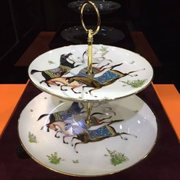 Менажница 2-х ярусная  Hermes LUX-127942