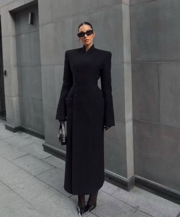 Пальто Yves Saint Laurent LUX-128441