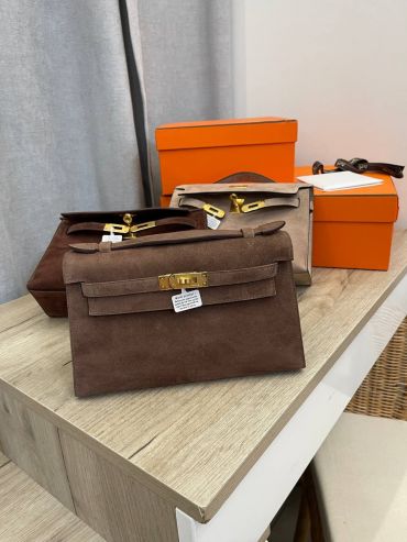Сумка женская  Kelly Pochette, GHW Hermes LUX-128901