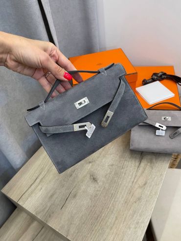 Сумка женская  Kelly Pochette, GHW Hermes LUX-128900