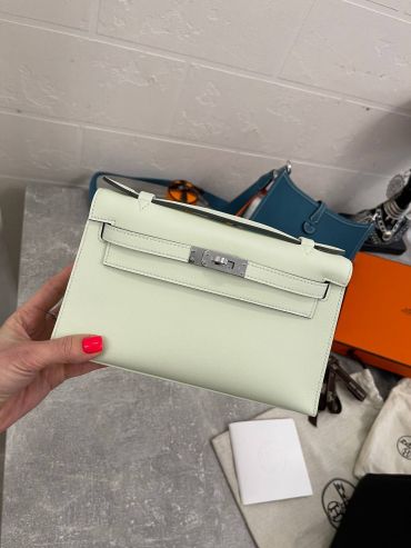  Сумка женская Kelly Pochette Hermes LUX-128943