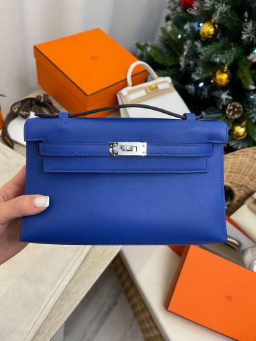  Сумка женская Kelly Pochette Hermes LUX-128942