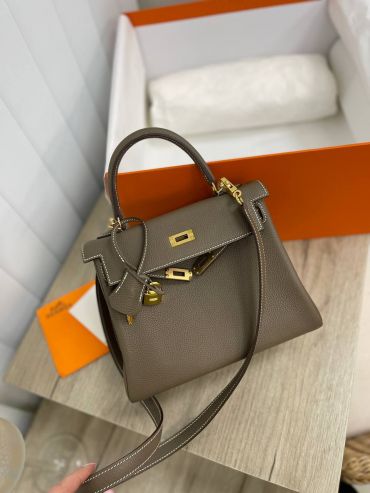 Сумка женская Kelly 25, GHW Togo Hermes LUX-129015