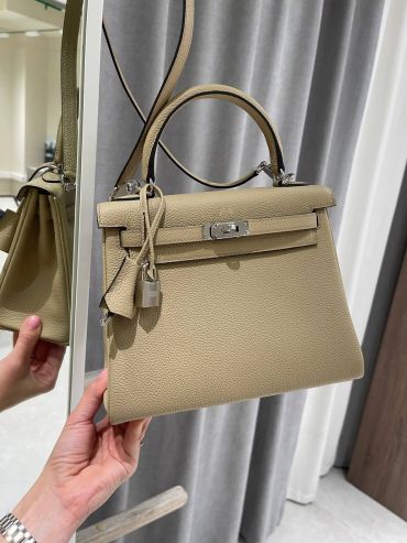 Сумка женская Kelly 25, GHW Togo Hermes LUX-129014