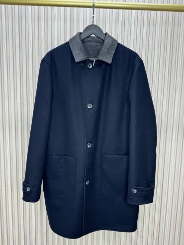 Двустороннее пальто из шерсти викуньи Brunello Cucinelli LUX-129064