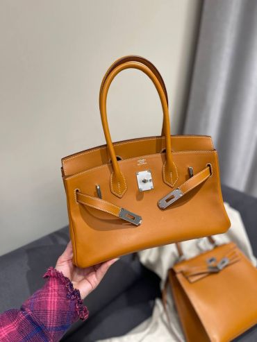 Сумка женская  Birkin Shoulder 29 cm  Butler Leather Hermes LUX-129778