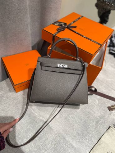 Сумка женская  Kelly, 25 epsom Hermes LUX-129932