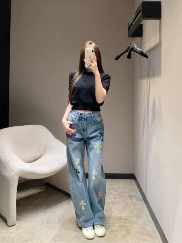 Джинсы CHROME HEARTS LUX-130769