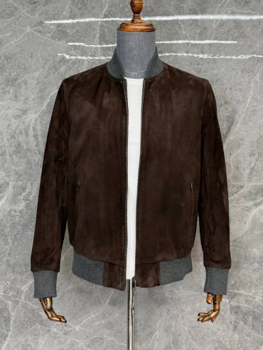 Замшевый бомбер Loro Piana LUX-130953