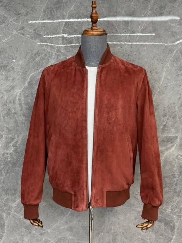 Замшевый бомбер Loro Piana LUX-130951