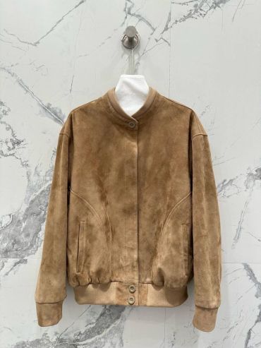 Замшевый бомбер  The Row LUX-131270