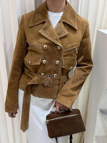 Замшевая куртка  Chanel LUX-131271