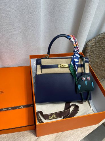 Сумка женская Hermes Kelly 25,  box leather Hermes LUX-131767