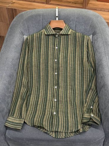 Льняная рубашка Kiton LUX-132884