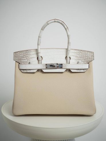 Сумка женская Birkin 30, PHW Hermes LUX-134869