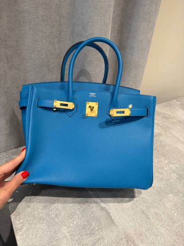 Сумка женская Birkin 30, Togo, РHW Hermes LUX-135636